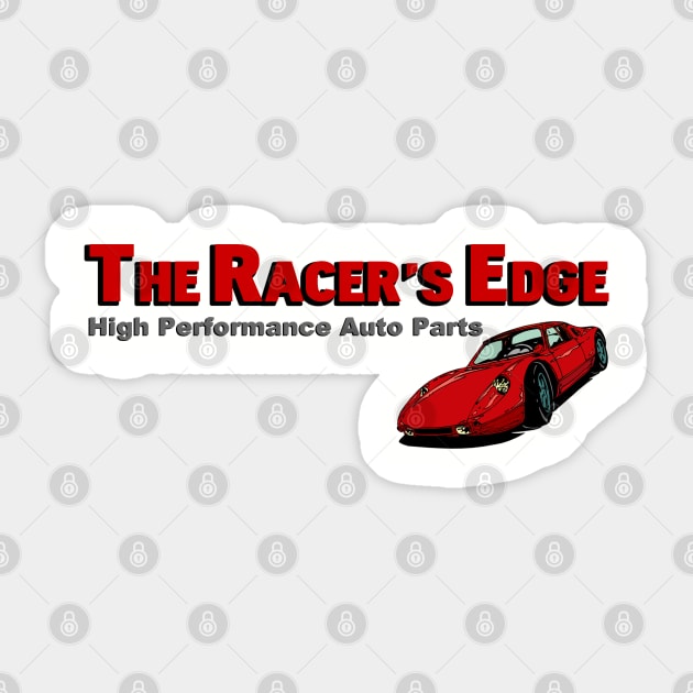 The Racer S Edge Racer S Edge Sticker Teepublic